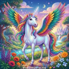 Ausmalbilder Einhorn 🦄 kostenlos als PDF & JPG ausdrucken