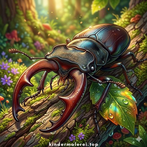 Ausmalbilder - Käfer 🐞