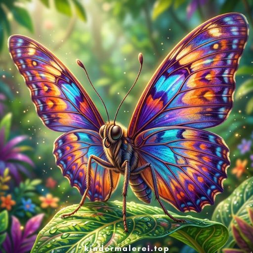 Ausmalbilder - Schmetterling 🦋