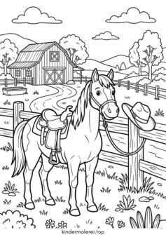 Pferd auf der Ranch